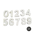 Wooden Numbers 0-9 Set 30mm Adhesive Backed