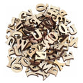 Wooden Letters Numbers and Hearts Craft Set – 100x Letters 14mm, 200x Letters 14mm