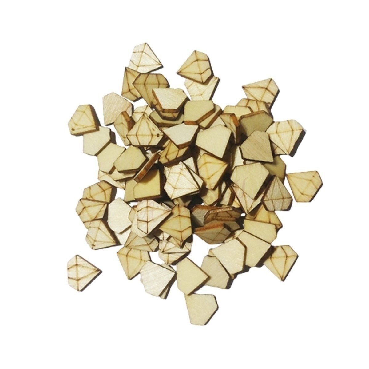 Wooden Sea Creatures and Land Animal Shapes Mixed Flat Forms – Diamonds
