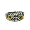 Owl Bird Ring Kids Adjustable | Yellow Eyes | Asia Sell 